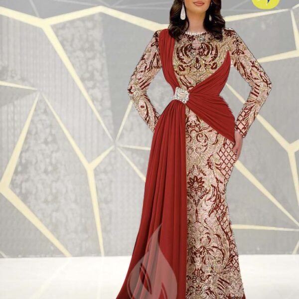 زنة مطرز كريستال