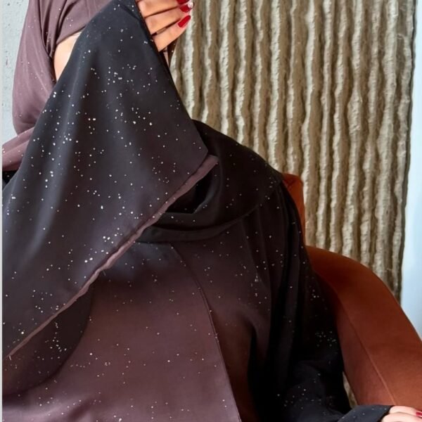 عبايه ملون دبل شيفون