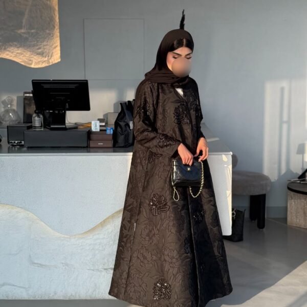 عبايه جاكار بشك يدوي