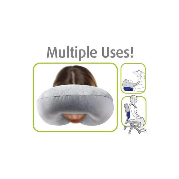 وسادة ميموري فوم للرقبة قماش مخمل - الصورة 3