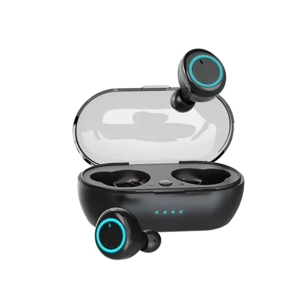 سماعات لاسلكية داخل الأذن زر تحكم مع ميكروفون و التحكم في مستوى الصوت