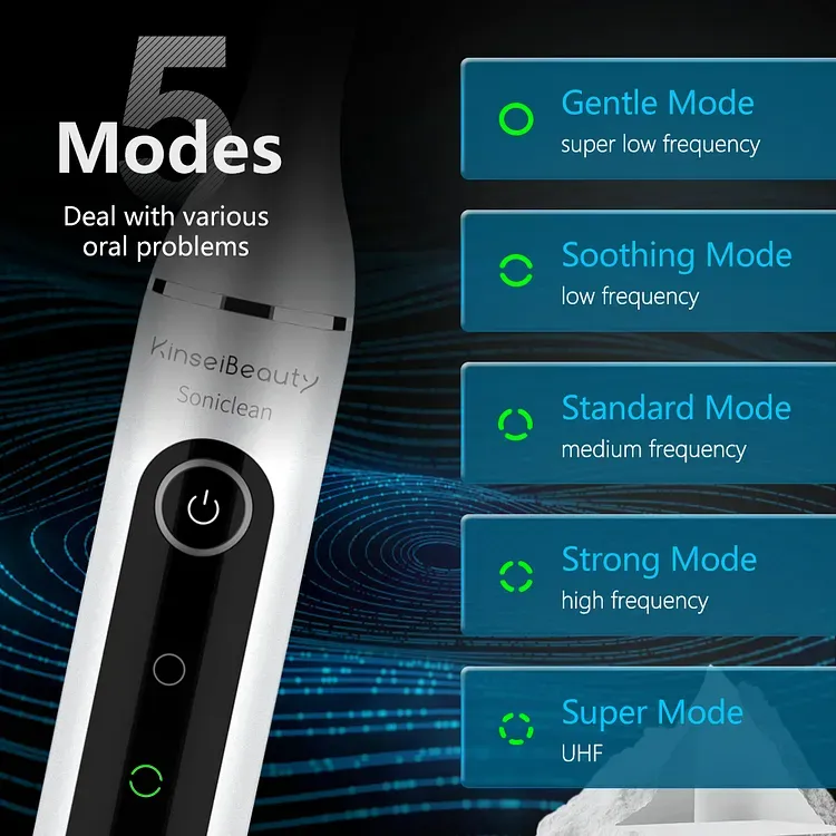 جهاز إزالة الجير والبلاك بالموجات فوق الصوتية KinseiBeauty الأصلي - الصورة 3