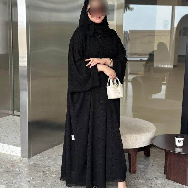 عبايه مشجر قصه نص بشت