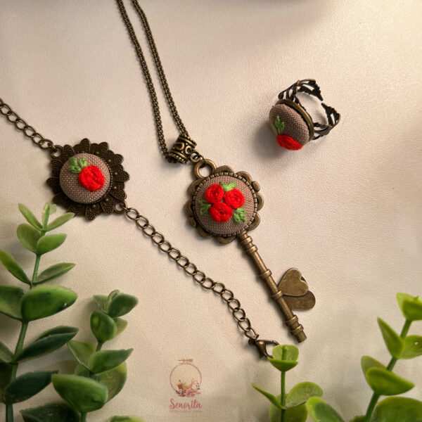 طقم اكسسوار تطريز