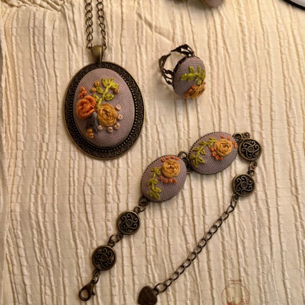 طقم اكسسوار تطريز