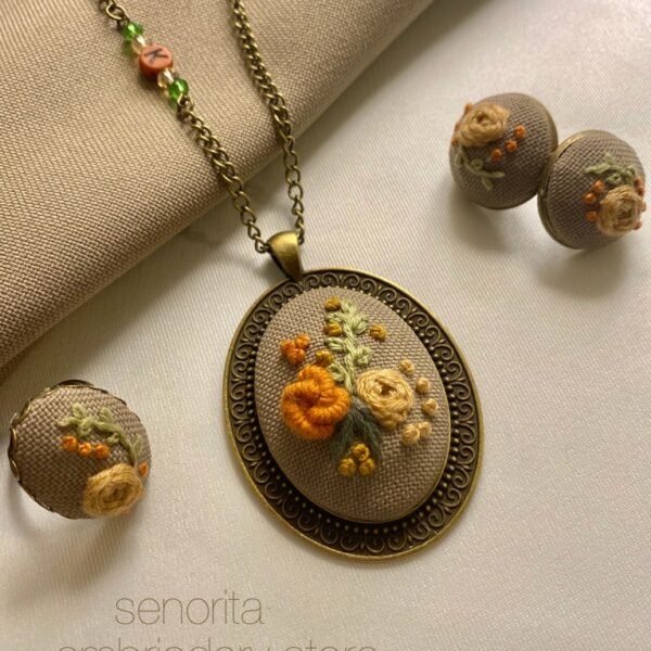 تطريز طقم اكسسوار