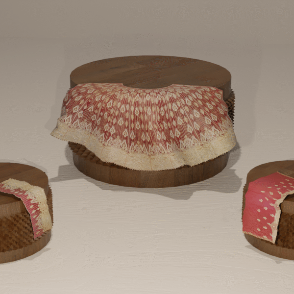 شرارة مطرزة حاشية