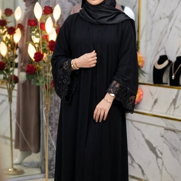 بالطو شيفون مبطن