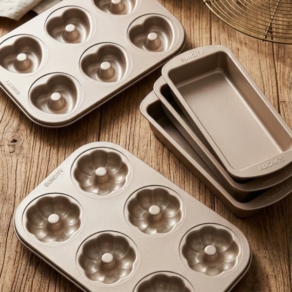 قوالب كعك نحاسية فاخرة (قلب – وردة – مستطيل)