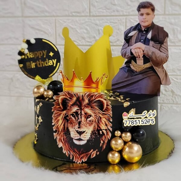 كيك عيد ميلاد ولادي مقاس كبير