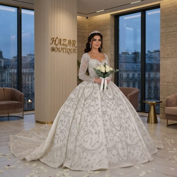 فستان زفاف روعه