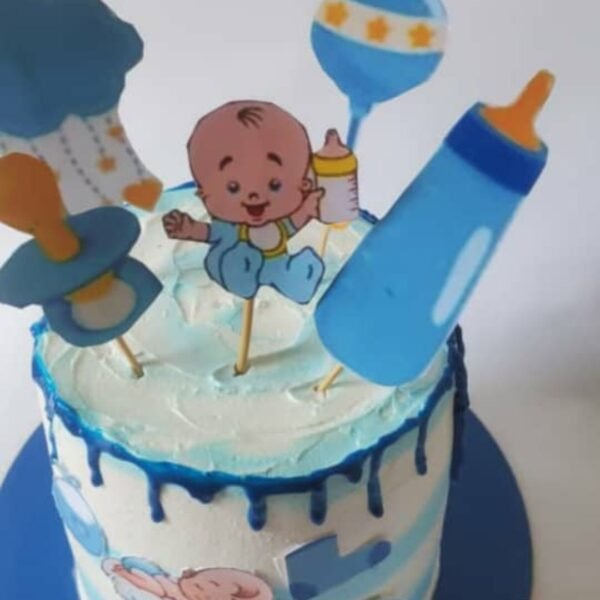 ​💙 تورتة "فرحة المولود الجديد" – احتفلي بأجمل اللحظات 👶✨