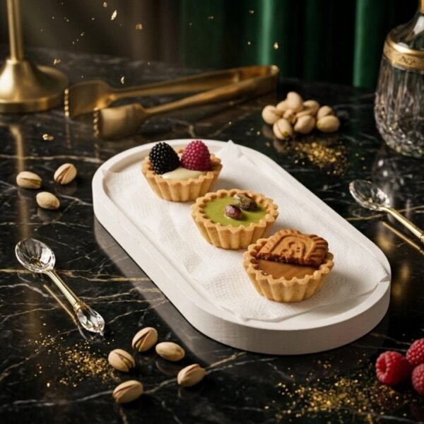 تارت الحلويات المنوعة الفاخرة" (89397.jpg) من Malak Sweets، والمتاح حصرياً لعملاء تطبيق Yemen One