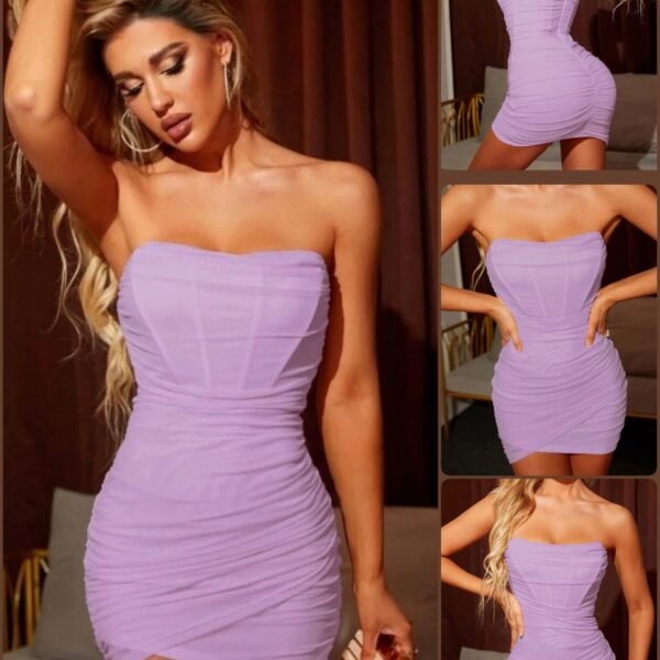 **فستان R367 بدون أكتاف** فستانين ٢٧٠٠
